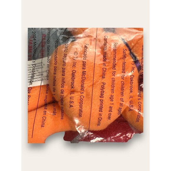 Ty Beanie Baby McDonald’s Collection Happy Meal 25th Bear 2004 Vintage NWT - Picture 7 of 12